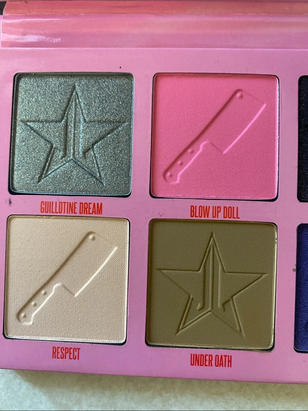 Jeffree Star vibrant palette